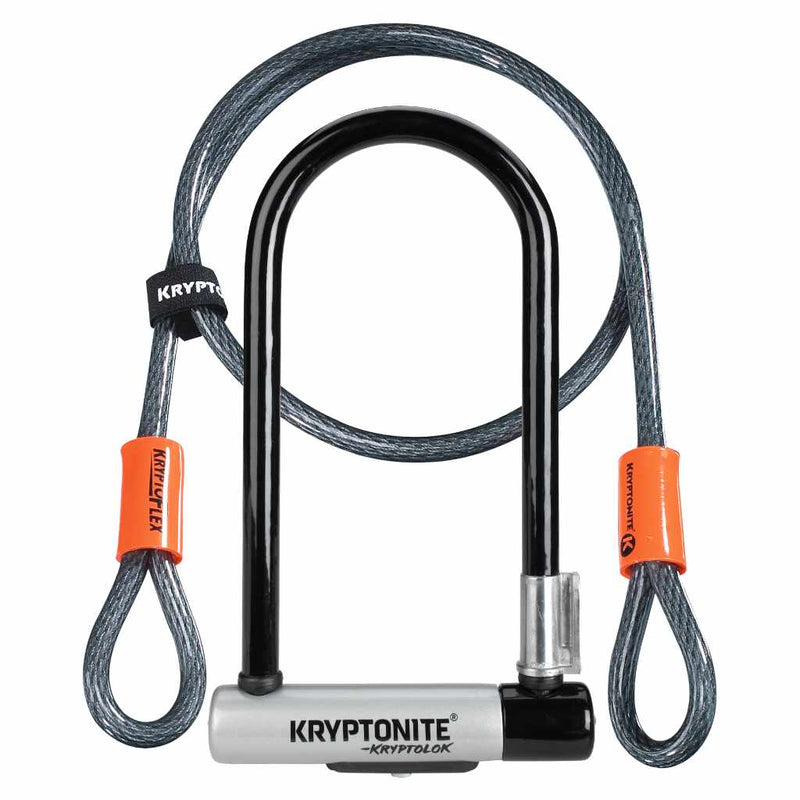 Kryptonite Standard U-Lock With 4 Foot Cable
