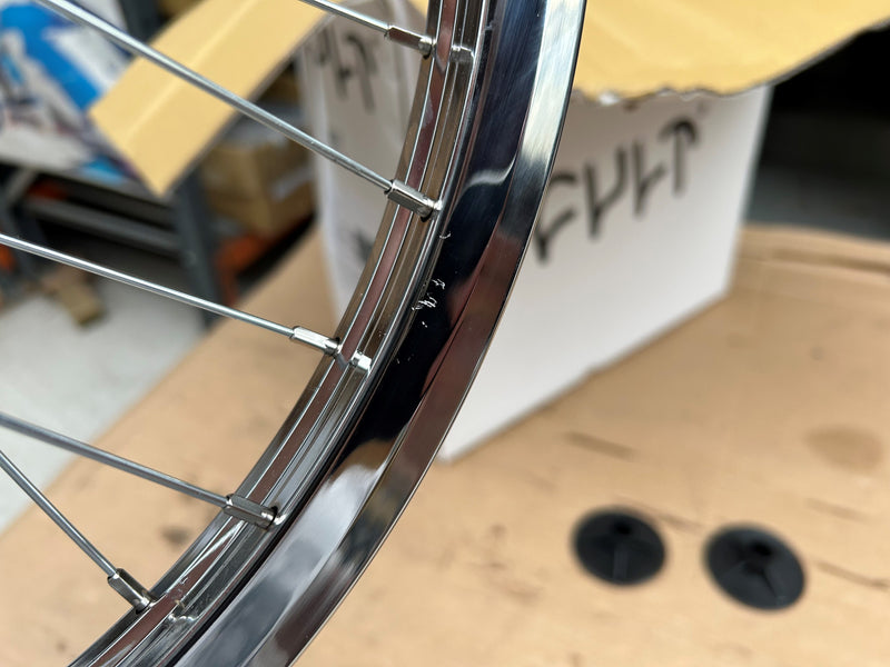 Cult RHD Hybrid Match V2 Wheel - Chrome 9 Tooth - FACTORY SECONDS