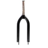 Subrosa Chromoly BMX Forks - Matt Black front on