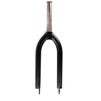 Subrosa Chromoly BMX Forks - Matt Black front on