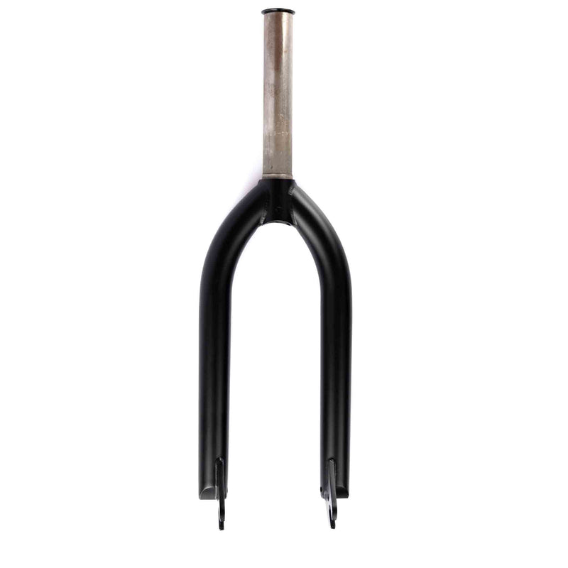 Subrosa Chromoly BMX Forks - Matt Black front on