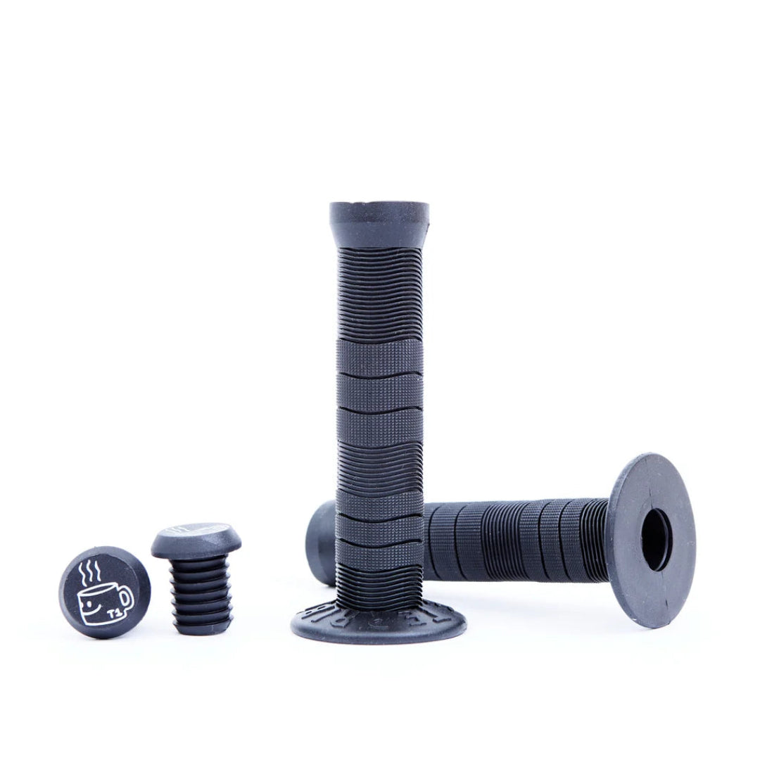 T1 Terrible One BMX Grips Black Backyard BMX