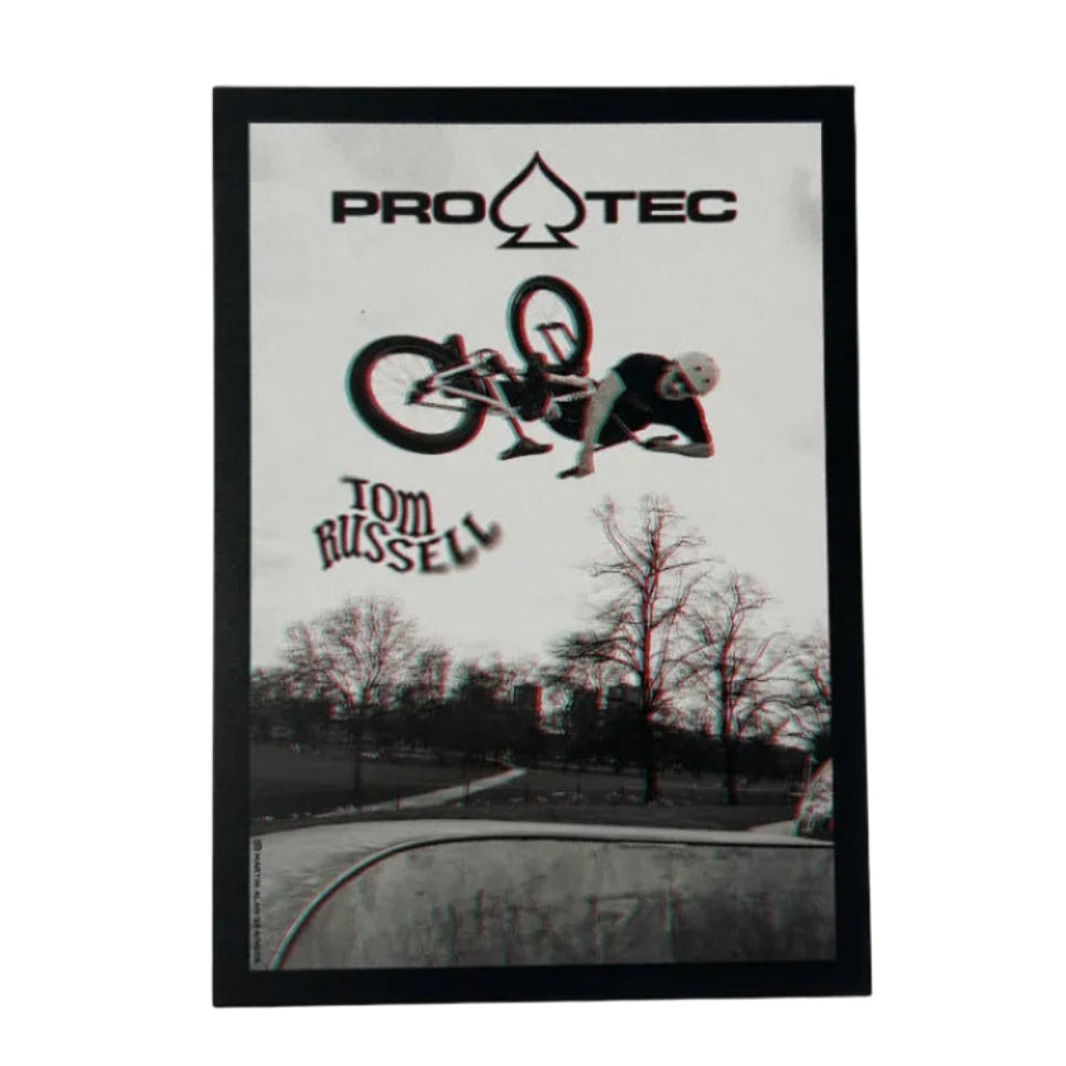 Tom Russell Pro Tec BMX Postcard