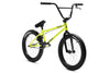 Tribal Trap Neon Yellow BMX front view on a white background