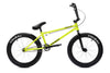 Tribal Trap Neon Yellow BMX side view on a white background