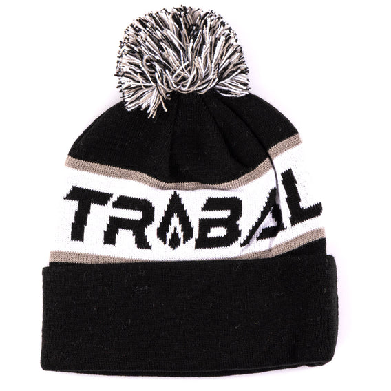 Tribal Beanie - Black / White / Grey