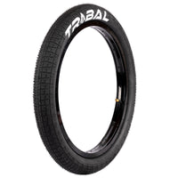 Tribal 18" Logo Tyres - Black 2.10"