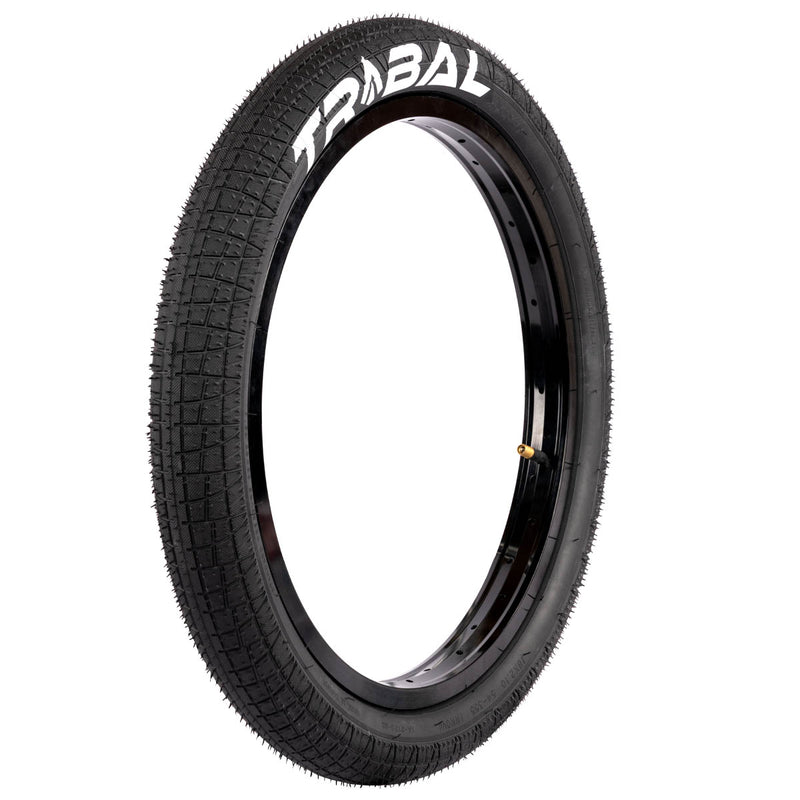 Tribal 18" Logo Tyres - Black 2.10"