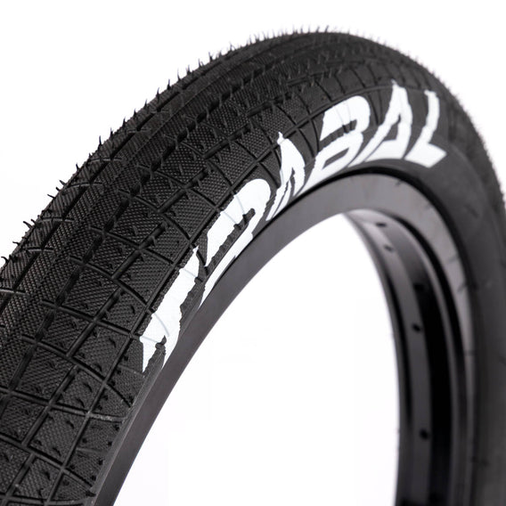 Tribal 18" Logo Tyres - Black 2.10"