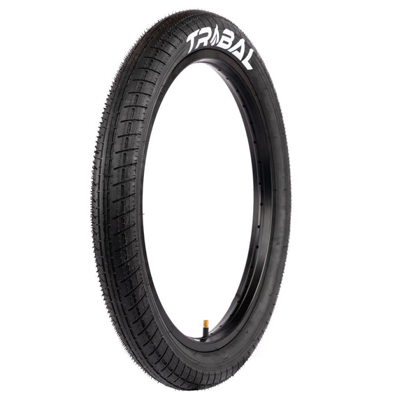 Tribal 20" Logo Tyres - Black 2.40"