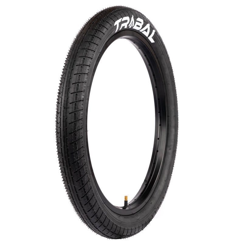 Tribal 20" Logo Tyres - Black 2.40"
