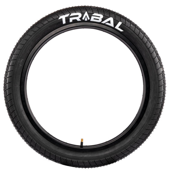 Tribal 20" Logo Tyres - Black 2.40"