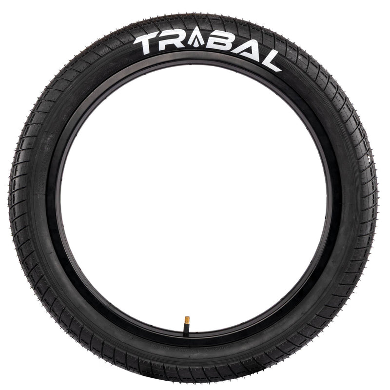 Tribal 20" Logo Tyres - Black 2.40"