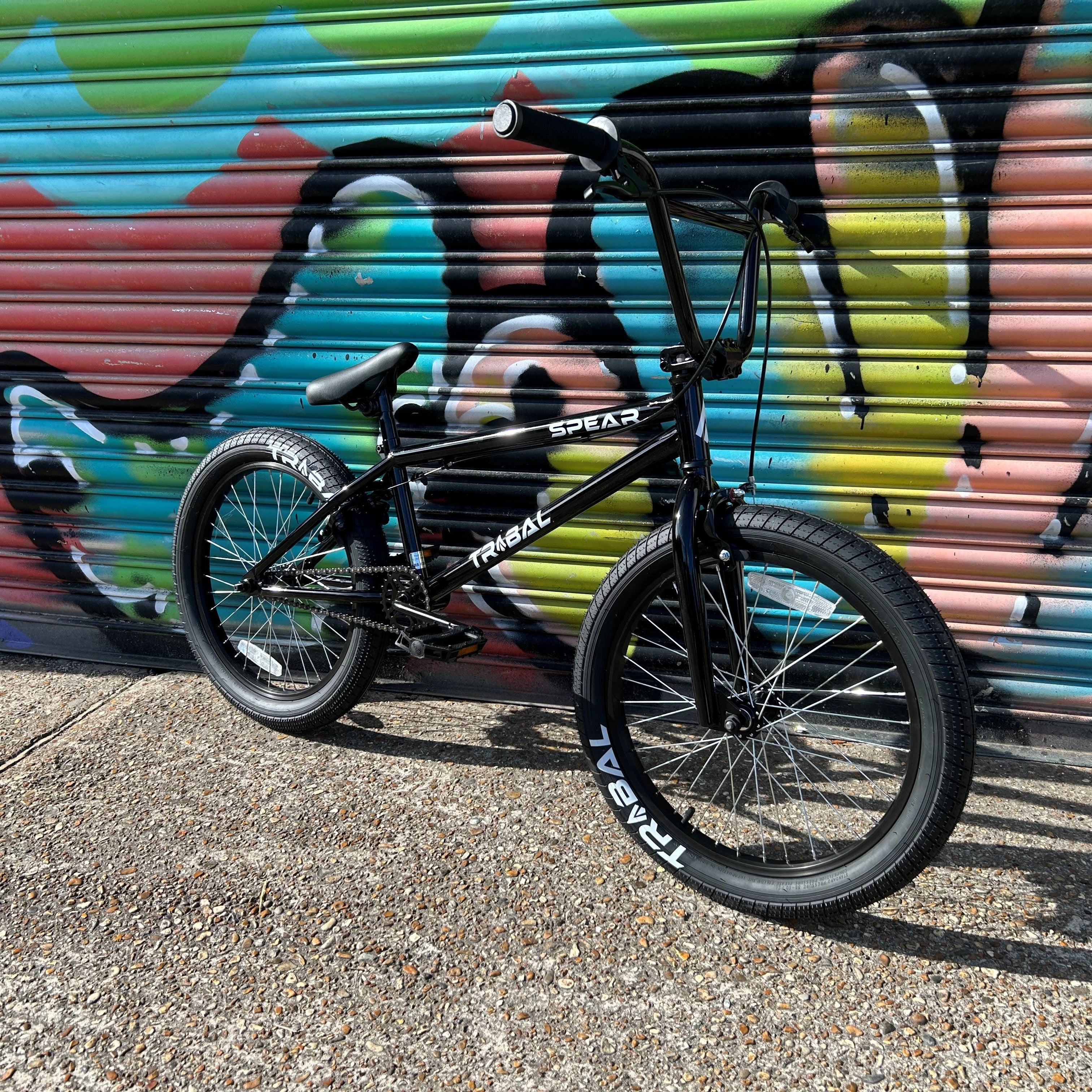 Tribal spear collection only black bmx bike
