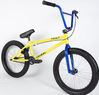 Tribal Trap 20" BMX - Yellow With Blue Parts