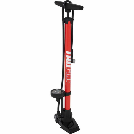 Truflo Easitrax 4 Floor Pump - Red