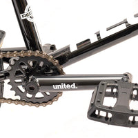 United recruit 20" black bmx bike 18.5" top tube