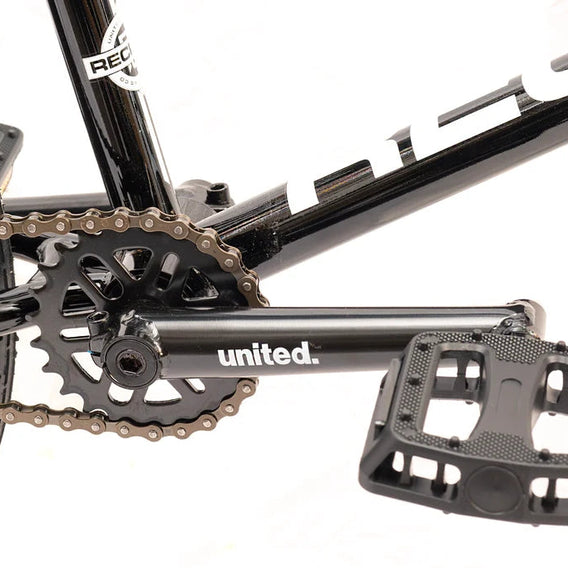 United recruit 20" black bmx bike 18.5" top tube