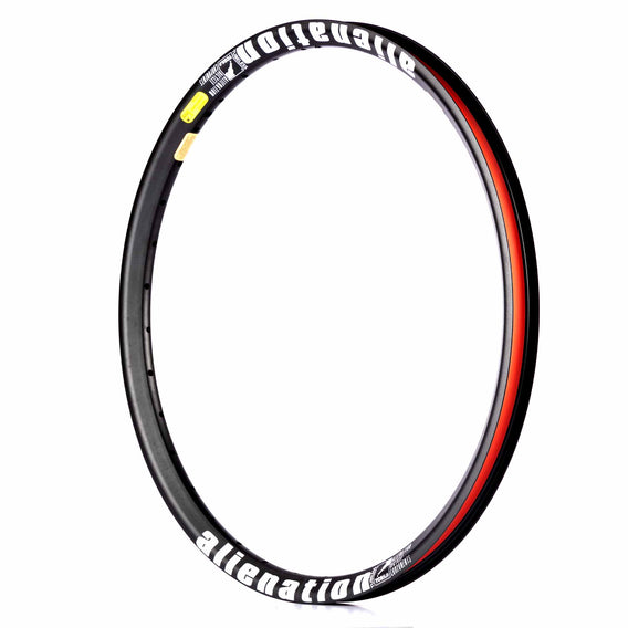 Alienation Mischief TCS Rim - Matt Black 36 Hole