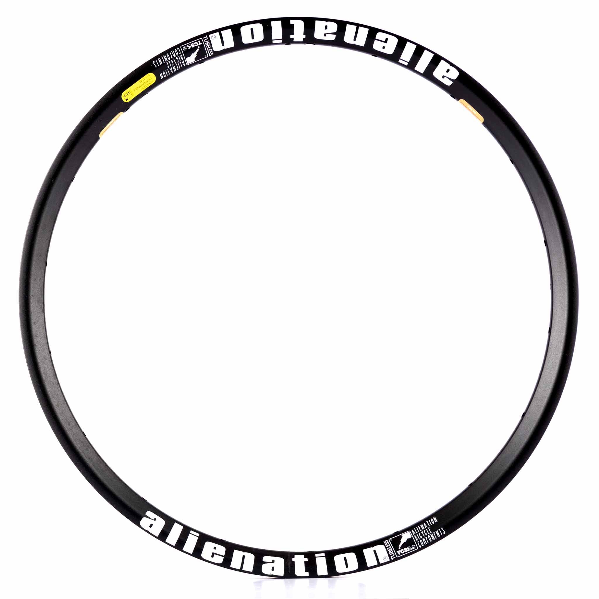 Alienation Mischief Rim Black | Alienation BMX | Backyard