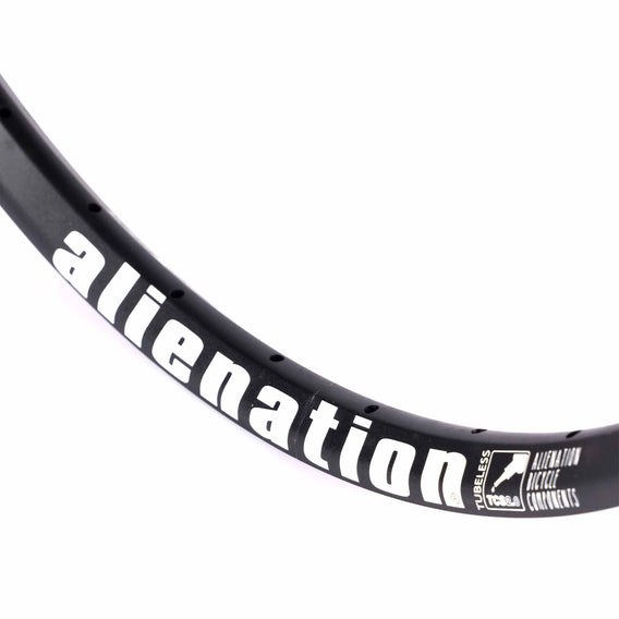 Alienation Mischief 26" Rim - Black 36 Hole logo TCS 2.0
