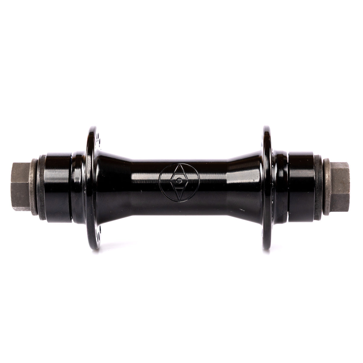 Alienation Tinman Front BMX Hub in black on a white background | Backyard UK BMX Shop Hastings