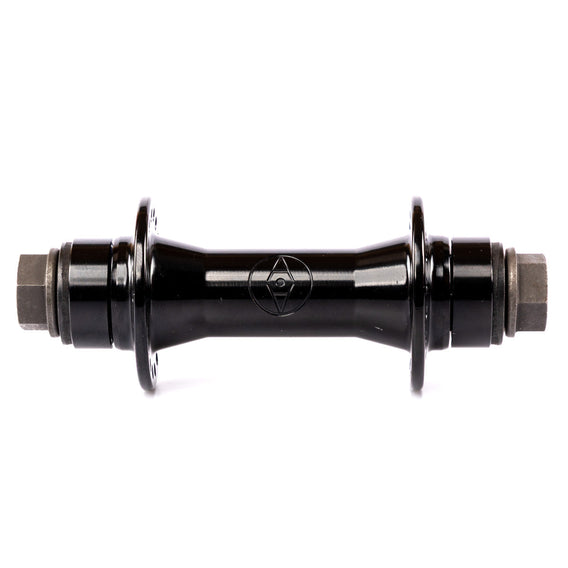 Alienation Tinman Front BMX Hub in black on a white background | Backyard UK BMX Shop Hastings