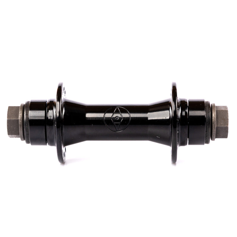 Alienation Tinman Front BMX Hub in black on a white background | Backyard UK BMX Shop Hastings