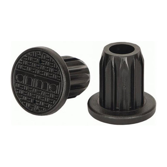 Animal Sewer Cap Plastic Bar Ends - Black
