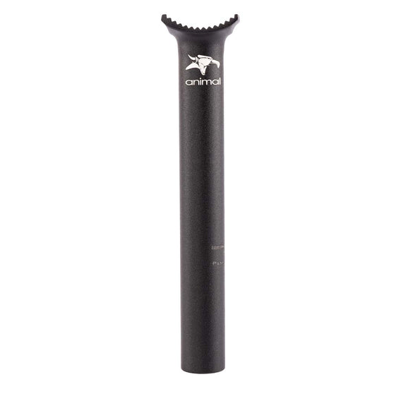 animal bikes black bmx seat post 200mm