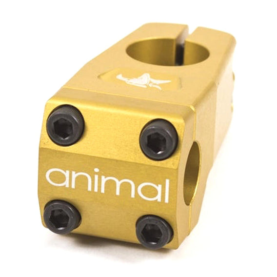Animal Bikes Jump Off USA Made Stem - Gold 48mm Reach