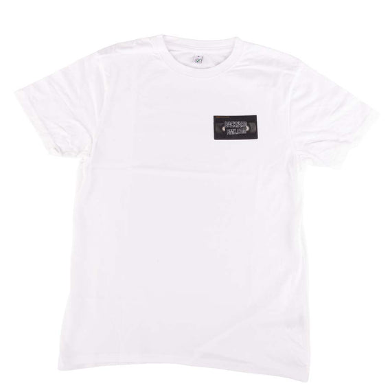 backyard VHS white bmx t-shirt