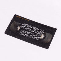 backyard VHS white bmx t-shirt