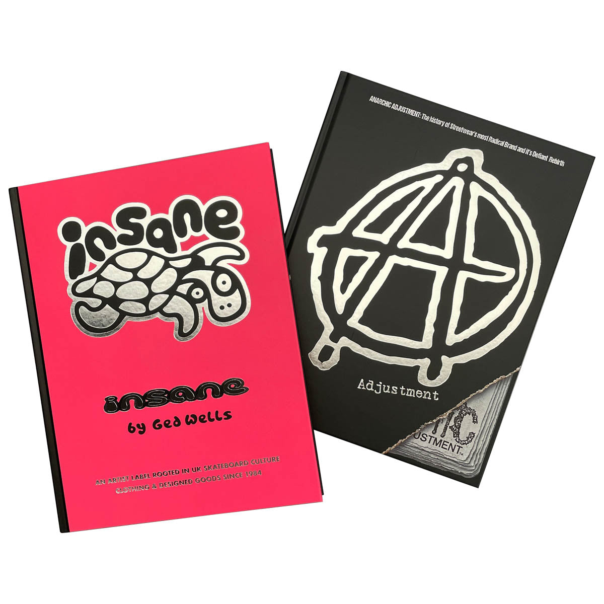 Anarchic Adjustment x Insane Art Book covers
