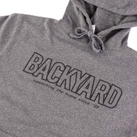 backyard polytech water resistant grey bmx hoodie