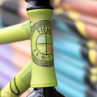 Fiend Raekes Bike - Trans Earth Green With Black Parts 20.8" Head Tube BMX Graphic