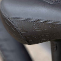 Federal Embosses Black BMX Seat Detail