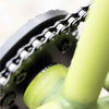 Fiend Raekes Bike - Trans Earth Green With Black Parts 20.8"
