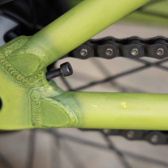 Fiend Raekes Bike - Trans Earth Green With Black Parts 20.8"