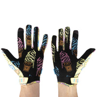 Fist Handwear Chapter 19 Soft Serve Gloves pair inside palm design detail | Backyard UK BMX Shop