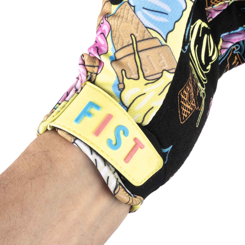 Fist Handwear Chapter 19 Soft Serve Gloves strap detail | Backyard UK BMX Shop