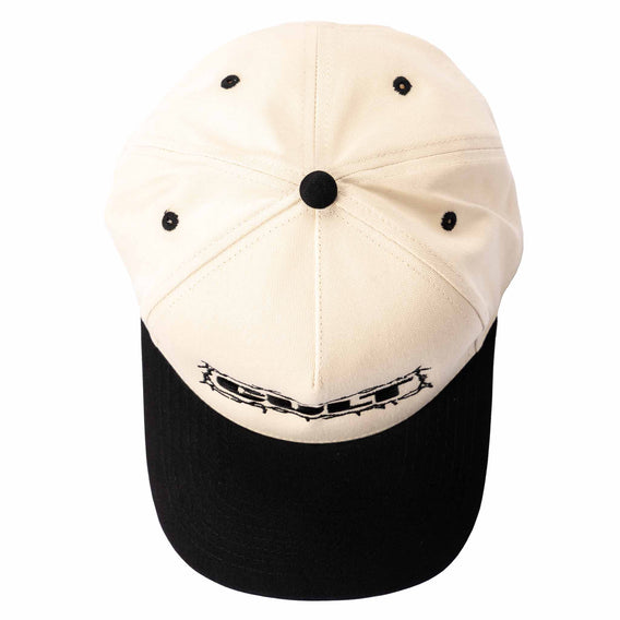 Cult Bolts Cap - Cream / Black | Backyard UK BMX Shop