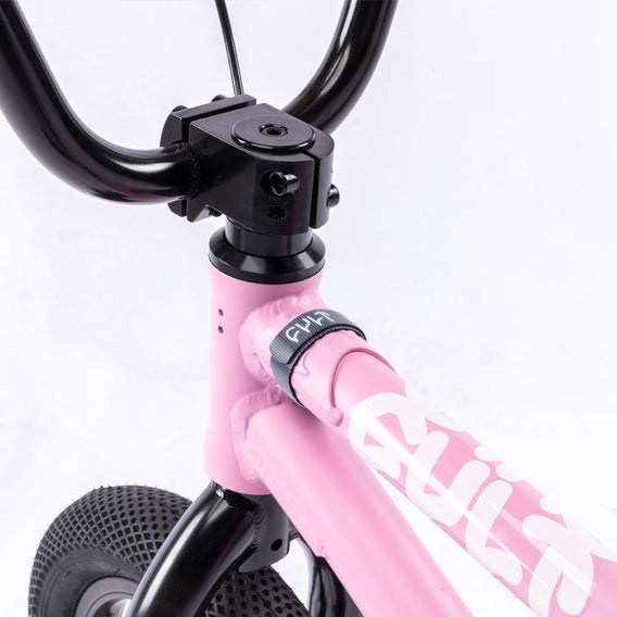 Cult 2024 Juvenile 12" BMX Bike -  Pink With Black Parts 13.25" | Backyard BMX UK Shop 