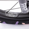 Cult 2024 Juvenile 18" BMX Bike - Black With Purple Camo Tyres 18" | Backyard UK BMX Shop