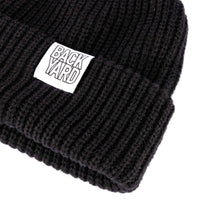 Backyard BMX Logo Beanie - Black tag detail