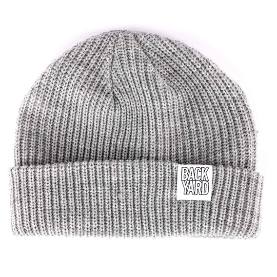 Backyard BMX Logo Beanie - Grey