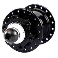 Profile RHD Mini Female Disc Hub - Gloss Black 9 Tooth 6 bolt disc mount
