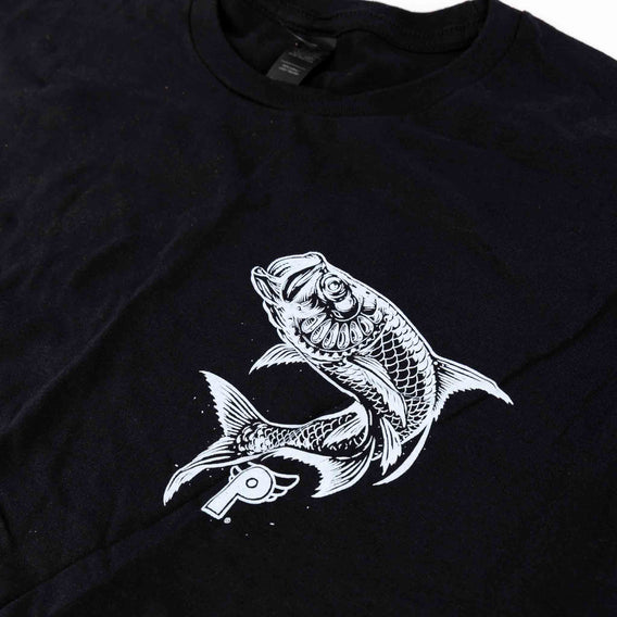 Profile Tarpon T-Shirt - Black front close