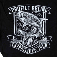 Profile Tarpon T-Shirt - Black design