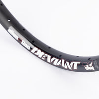 Alienation Deviant BMX Rim - Matt Black 36 Hole sticker decal | Backyard UK BMX Shop Hastings